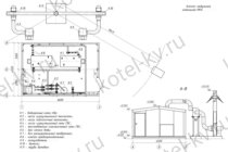 Тепломеханическая схема двухконтурной котельной с ГВС