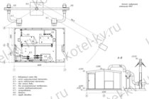 Тепломеханическая схема одноконтурной котельной
